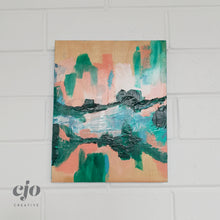 Load image into Gallery viewer, Between The Water & The Forest | Original Artwork on Wood by Courtney Stafford