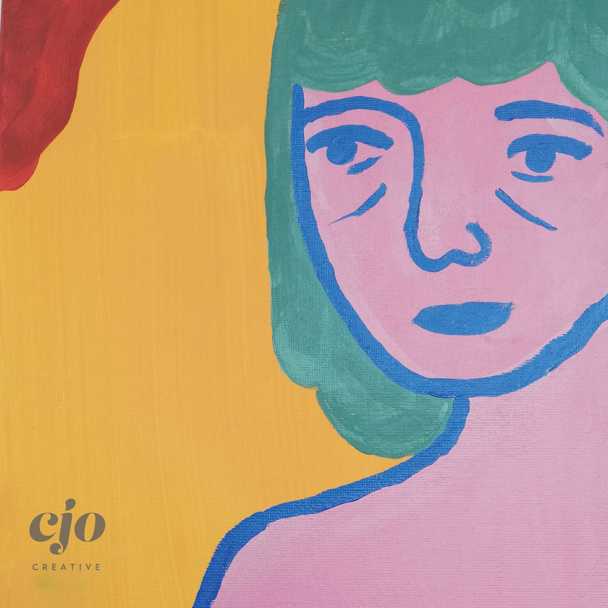 I'm Up! | Original Artwork on Canvas by Courtney Stafford
