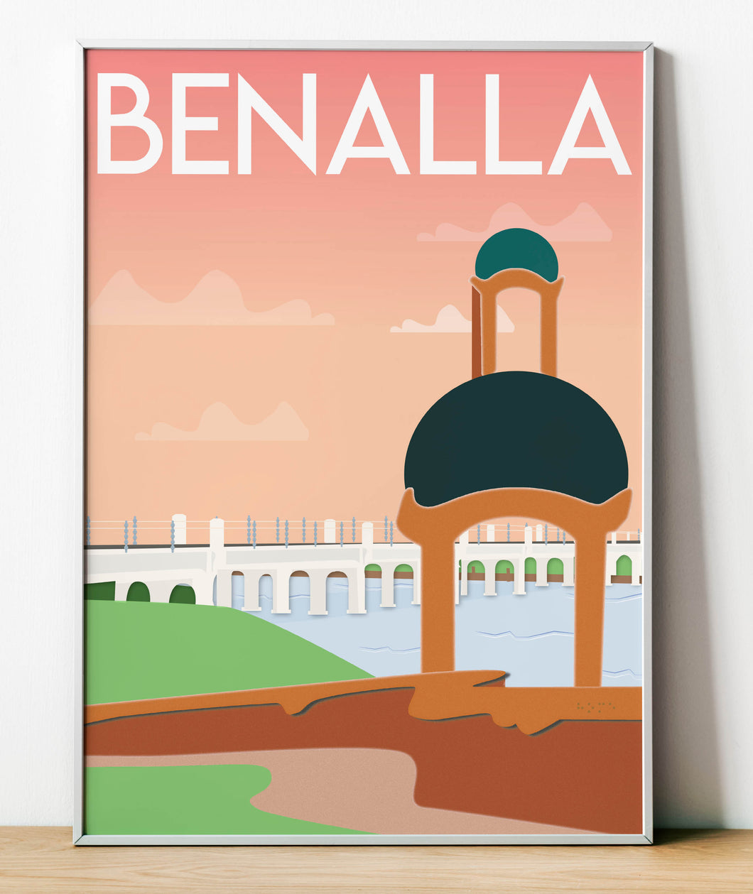 Across the Broken at Sunset - Homage to Home