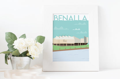 Art by the Broken with Blue Sky's - Homage to Home Print
