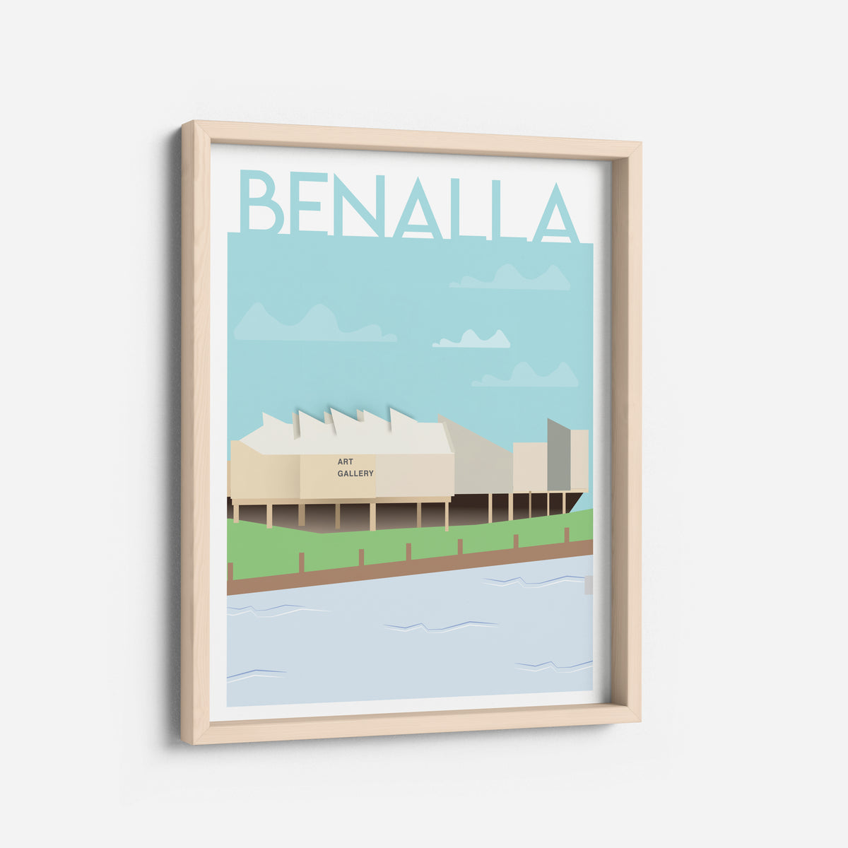 Art by the Broken with Blue Sky's - Homage to Home Print