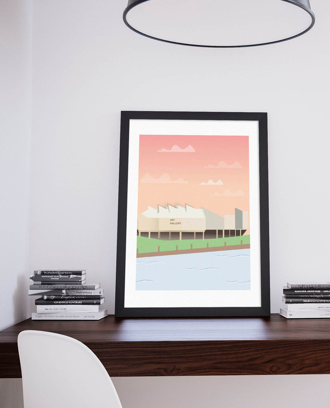 Art by the Broken at Sunset - No Text Version