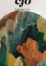 Load image into Gallery viewer, Forest Green Wooden Brooch
