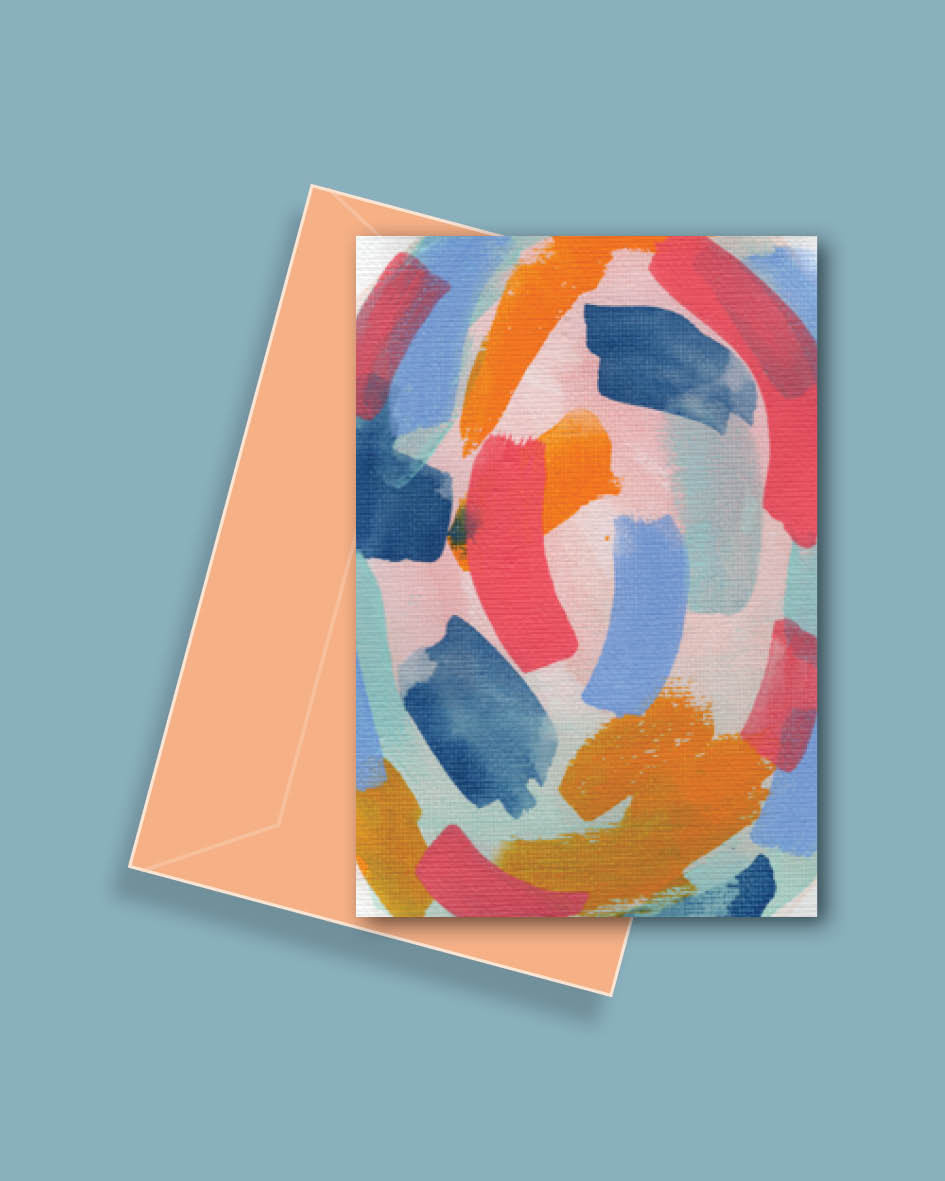 Pastel Nest Greeting Card