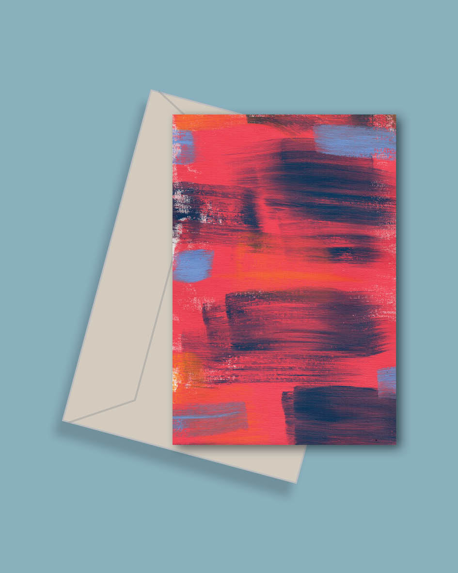 Abstract Greeting Card