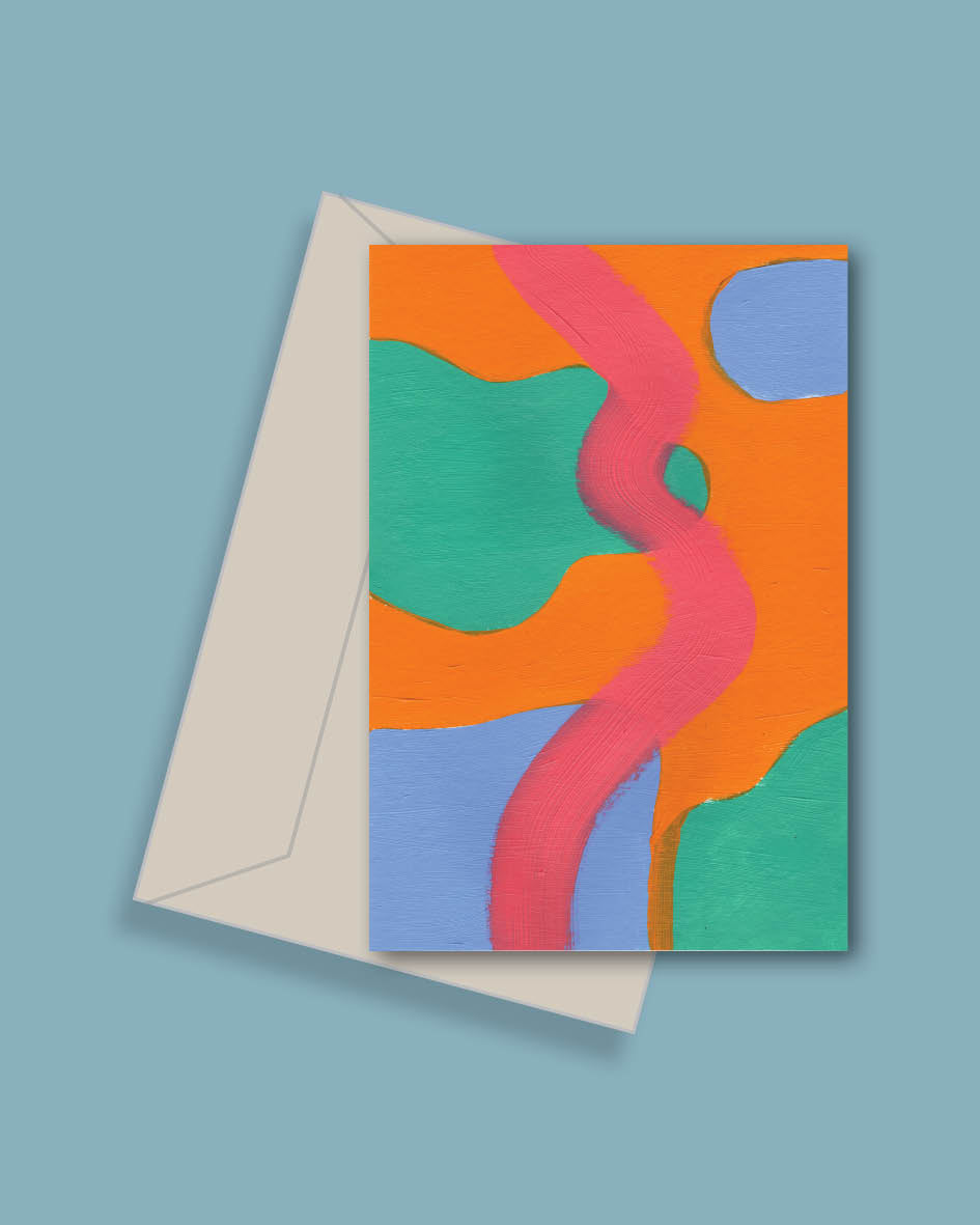 Abstract Greeting Card