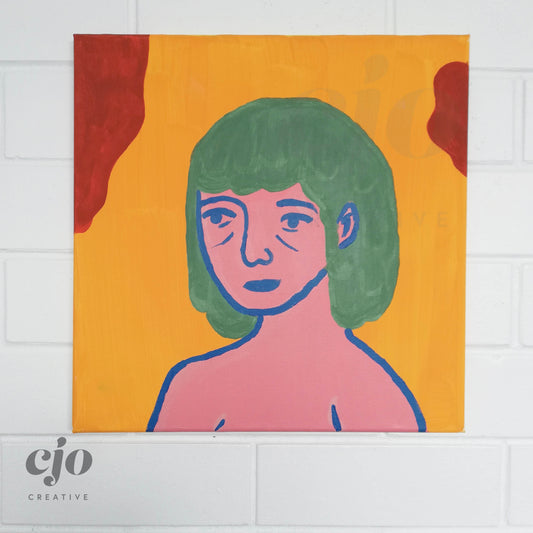 I'm Up! | Original Artwork on Canvas by Courtney Stafford