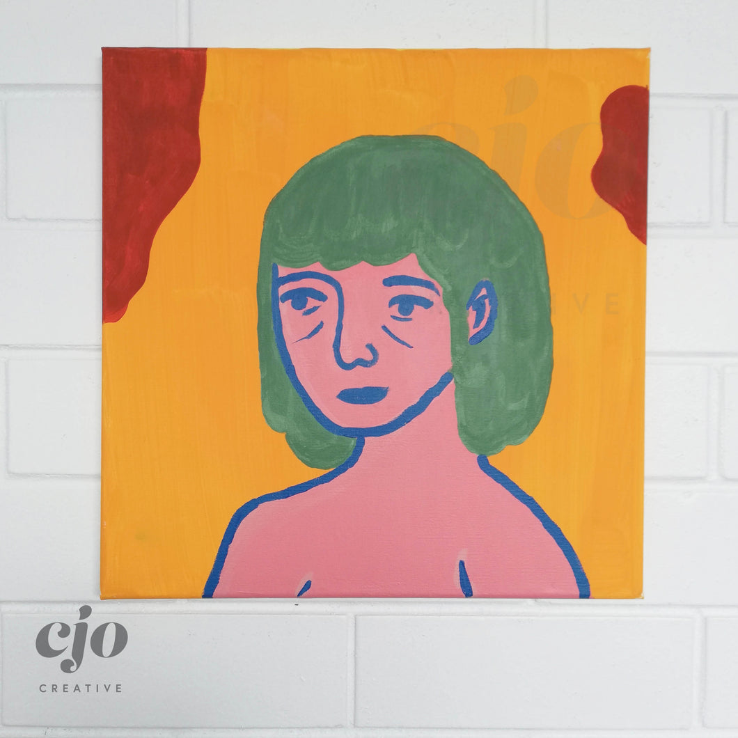 I'm Up! | Original Artwork on Canvas by Courtney Stafford