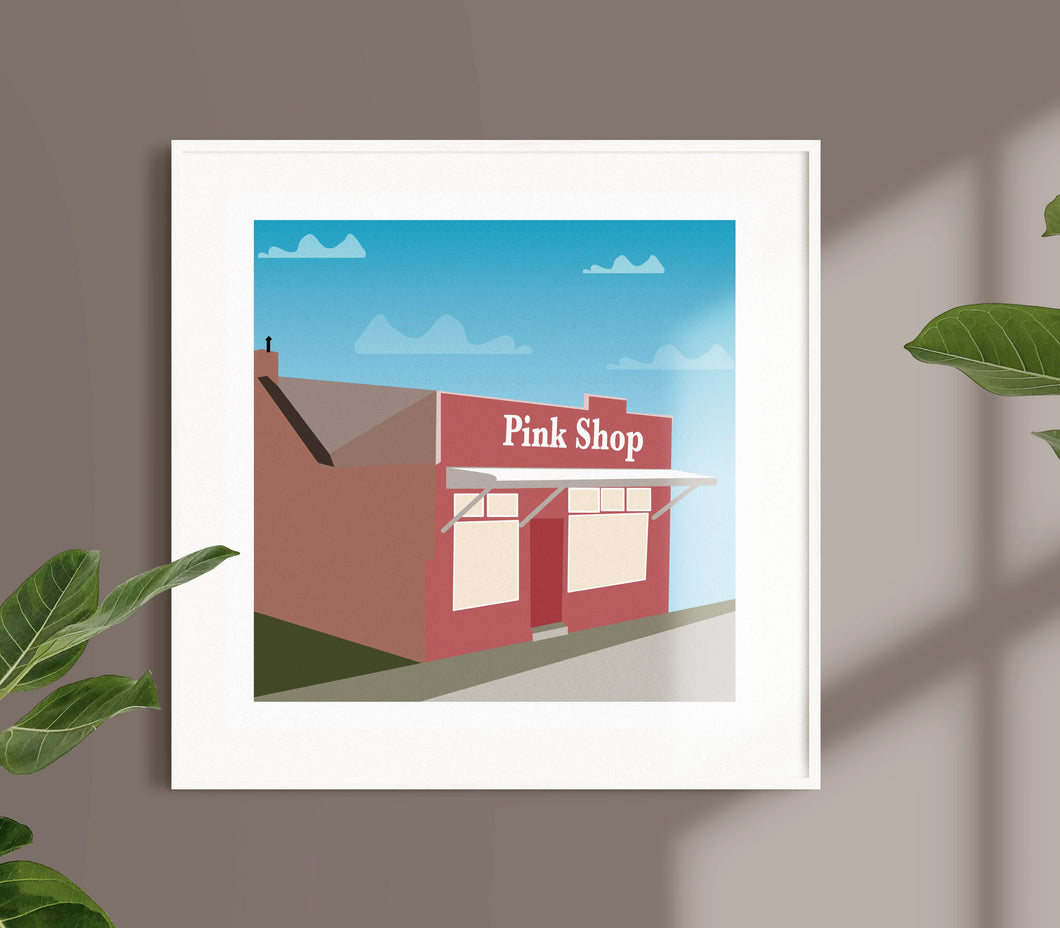 SOLD OUT*Limited Edition* Pink Shop - Benalla - Homage to Home Print