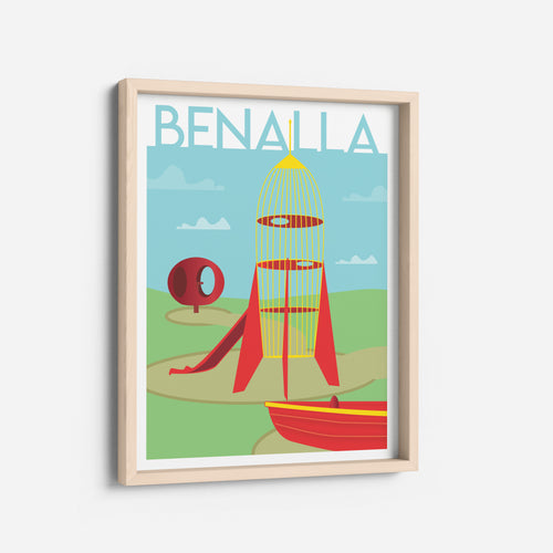 Benalla Rocket Park Homage to Home Print