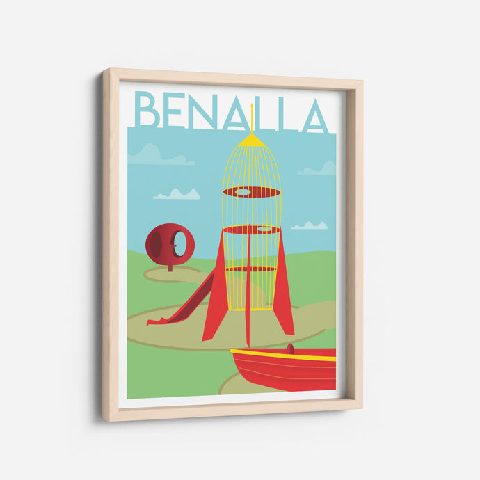Benalla Rocket Park Homage to Home Print