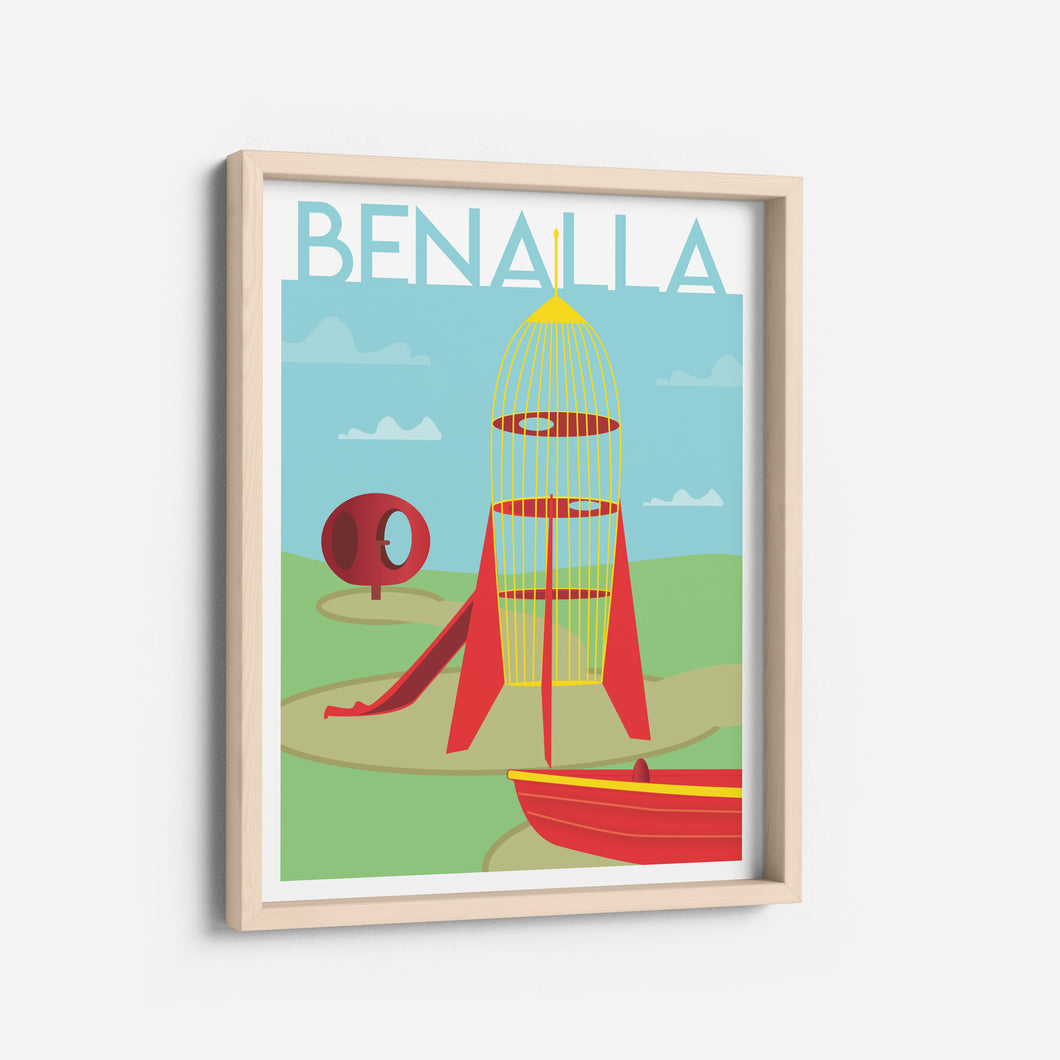 Benalla Rocket Park Homage to Home Print