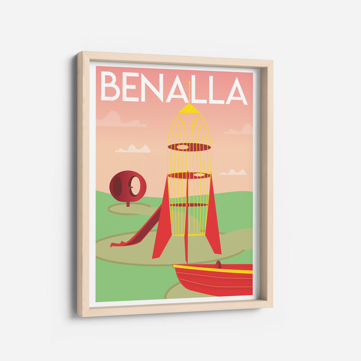Rocket Park at Sunset - Homage to Home Print