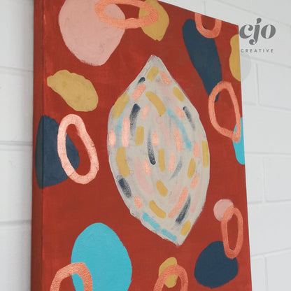 The Links | Original Artwork on Canvas by Courtney Stafford