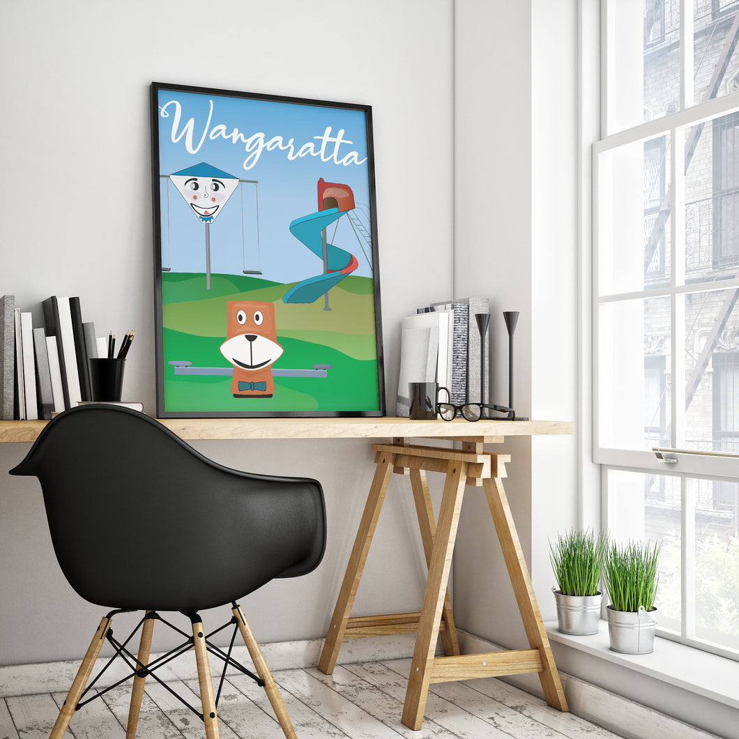 Apex Park - Wangaratta - Homage to Home Print